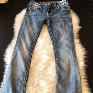 Rock Revival Karla bootcut Jeans SZ 28 XL Length